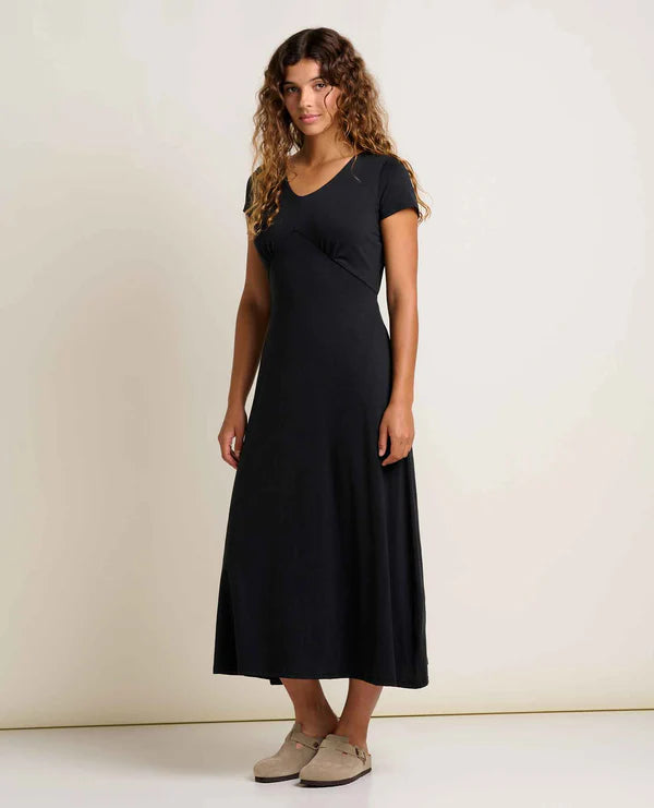 Toad&co Rose Midi Ss Dress Black