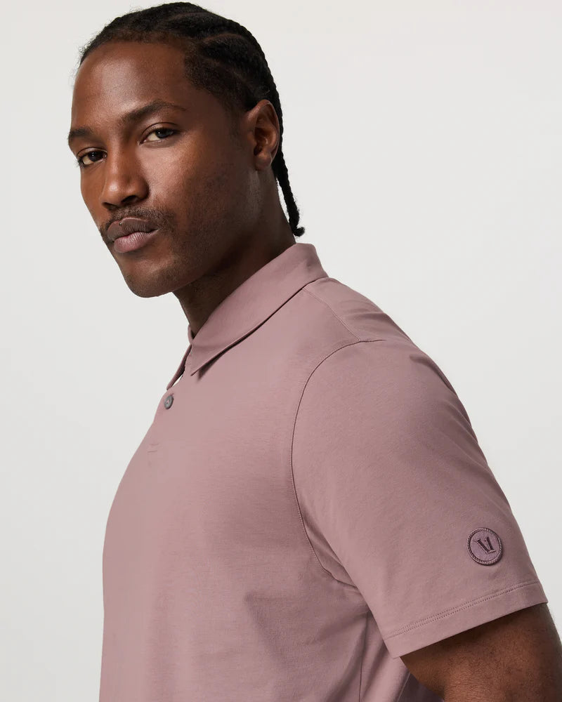 Vuori Mens Shortsleeve Feather Polo