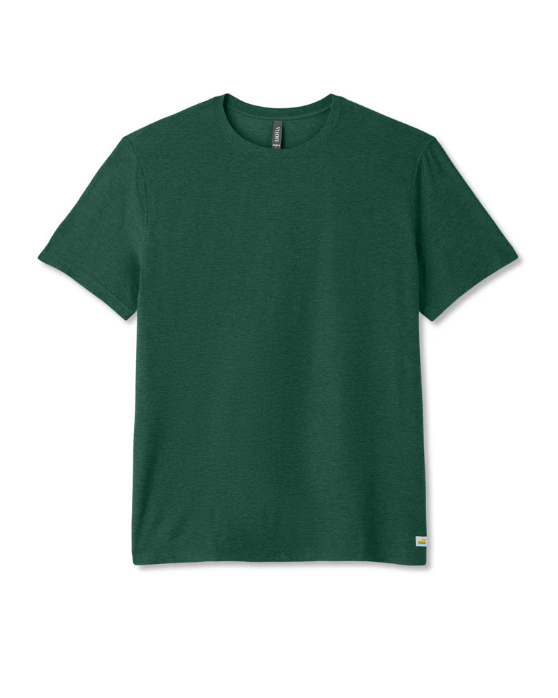 Vuori Mens Strato Tech Tee viridian heather