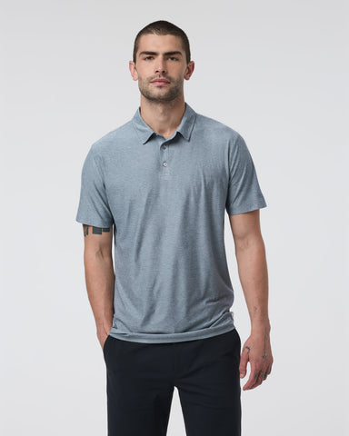 Vuori Strato Tech Polo Mist Heather
