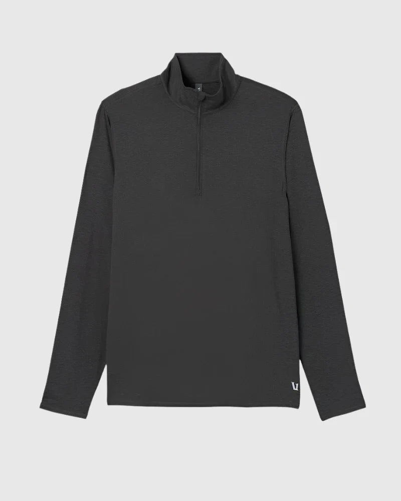 Vuori Ease Performance 1/2 Zip 2.0 Charcoal Heather