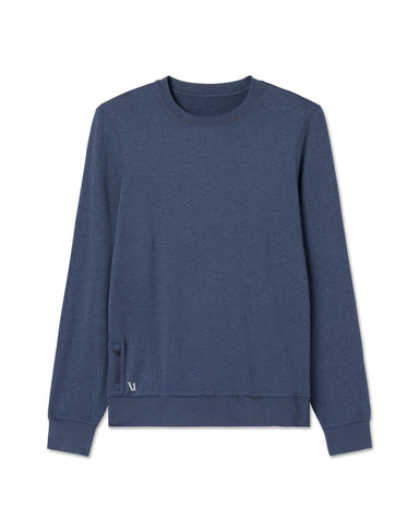 Vuori Ponto Performance Crew Sangria Heather