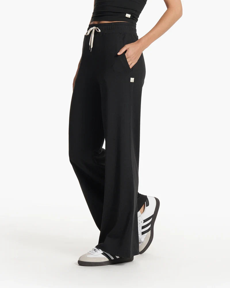 Vuori Halo Essential Wideleg Ecru Heather
