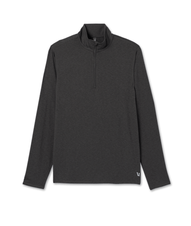 Vuori Ease Performance 1/2 Zip 2.0 Charcoal Heather