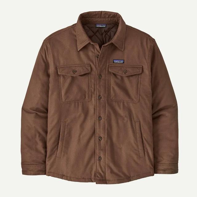 Patagonia Lightweight Insulated Fjord Flannel Shirt Berm Brown