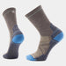 Altra Running Hike Crew Socks Taupe - Laguna Blue