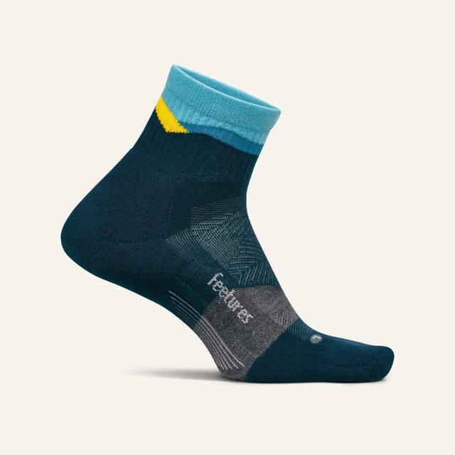 Feetures Trail Max Cushion Quarter Mountain High Blue