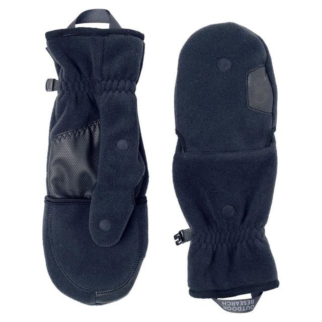Outdoor Research Gripper Convertible Windbloc Mitts Black