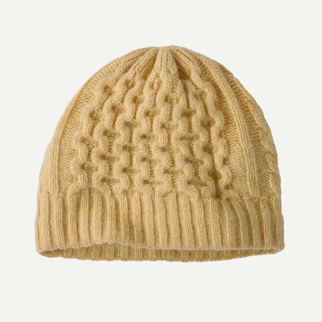 Patagonia Coastal Cable Beanie Beeswax Tan