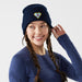 Smartwool Unisex Geo Peaks Patch Beanie Hat Deep Navy