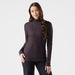 Smartwool Thermal Merino Rib Turtleneck Mink/Chalk Violet Heather
