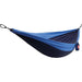 Grand Trunk Double Deluxe Parachute Nylon Hammock W/straps Navy/Light Blue