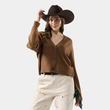 Smartwool Edgewood Cardigan Mocha Heather