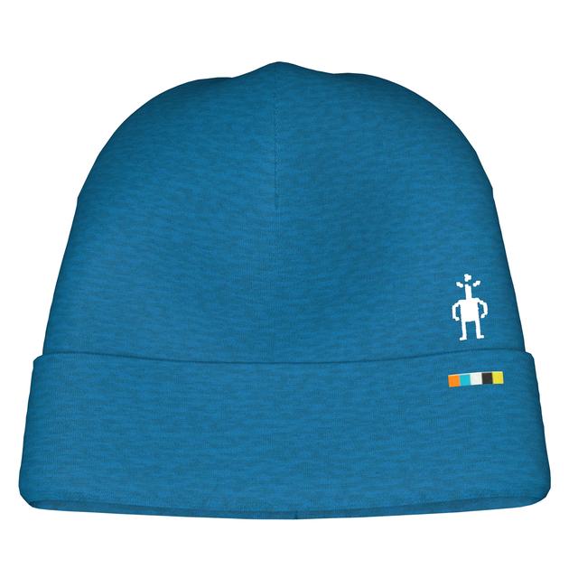 Smartwool Unisex ' Thermal Merino Reversible Cuffed Beanie Hat Nival Blue