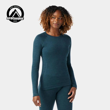 Smartwool Classic Thermal Merino Base Layer Crew Top Twilight Blue Heather