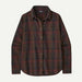 Patagonia Lightweight Fjord Flannel Shirt Ice Fall: Berry Fig