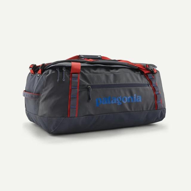 Patagonia Black Hole Duffel 55l Smolder Blue w/Amanita Red