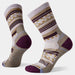 Smartwool Hike Margarita Crew Socks Purple Eclipse