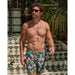 Saxx Oh Buoy 2n1 Swim Shorts Pineapple Field-Black