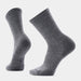 Smartwool Everyday Solid Rib Crew Socks Medium Gray