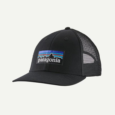 Patagonia P 6 Logo Lopro Trucker Hat Black