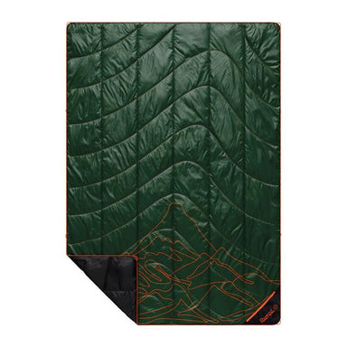 Rumpl Backcountry Puffy Blanket - Mountain Green Peak