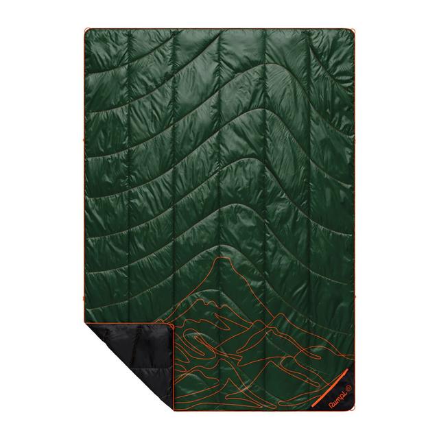 Rumpl Backcountry Puffy Blanket - Mountain Green Peak