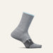 Feetures Trail Max Cushion Mini Crew Light Gray