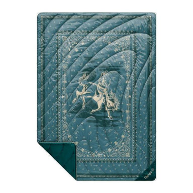 Rumpl Original Puffy Blanket - Sage Bronco Bandana
