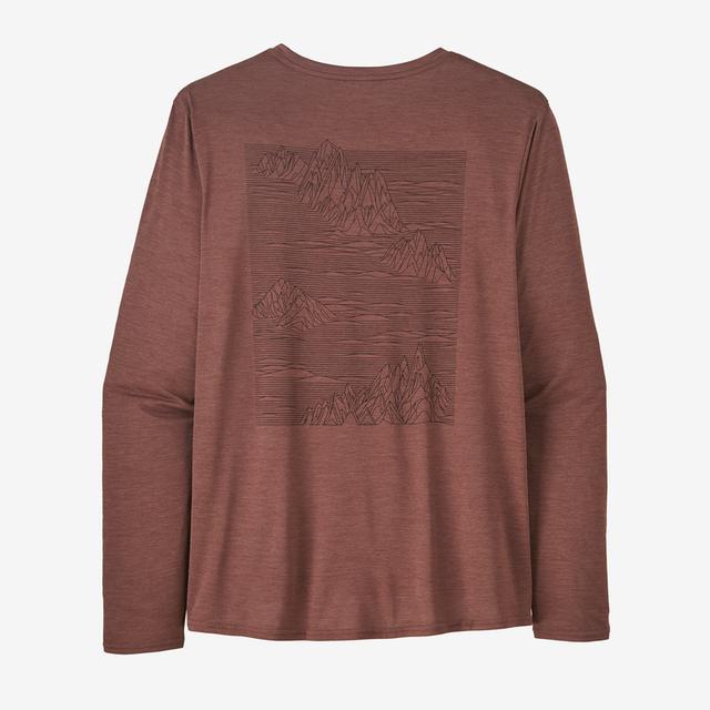 Patagonia Mens L/S Cap Cool Daily Graphic Shirt Dulse auve / M