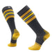 Smartwool Unisex Snowboard Stripe Extra Stretch Over The Calf Socks Charcoal