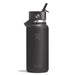 Hydro Flask 32 Oz Wide Mouth With Flex Straw Cap - Tonal Black