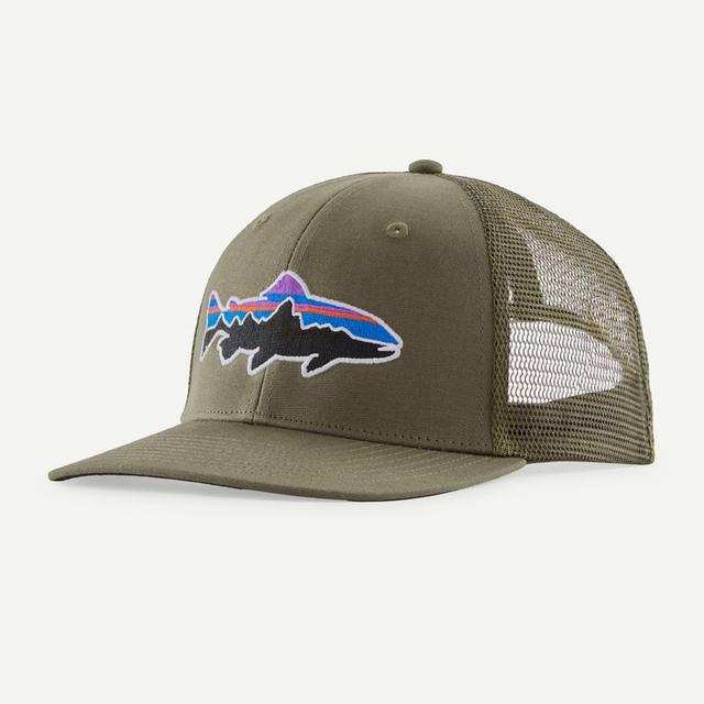 Patagonia Fitz Roy Trout Trucker Hat Basin Green