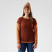 Smartwool Shadow Pine Colorblock Crew Sweater Pecan Brown Heather