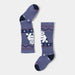 Smartwool Wintersport Polar Bear Pattern Over The Calf Socks Nightfall Blue