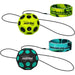 Waboba Waboba Bounceback Moonball With Leash Blue Black Yellow Black