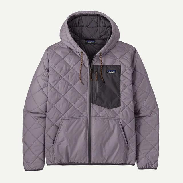 Patagonia Diamond Quilted Bomber Hoody May Grey
