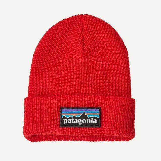 Patagonia Baby Logo Beanie Sizzle Red