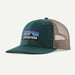Patagonia P-6 Logo Trucker Hat Cascade Green