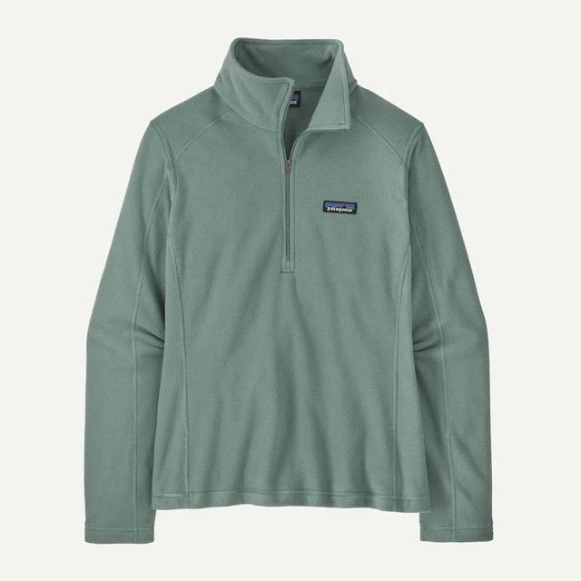 Patagonia Micro D 1/4 Zip Cover Green