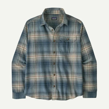 Patagonia Long Sleeved Lightweight Fjord Flannel Shirt Melting Ombre: Summit Blue