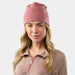 Smartwool Unisex Thermal Merino Reversible Cuffed Beanie Hat Rosewood Heather