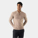 Smartwool Sparwood 1/2 Zippers Sweater Mocha Heather Marl