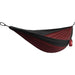 Grand Trunk Double Deluxe Parachute Nylon Hammock W/straps Crimson/Charcoal