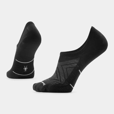 Smartwool Run No Show Socks White Black