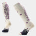 Smartwool Ski Ice Blossom Over The Calf Socks Moonbeam