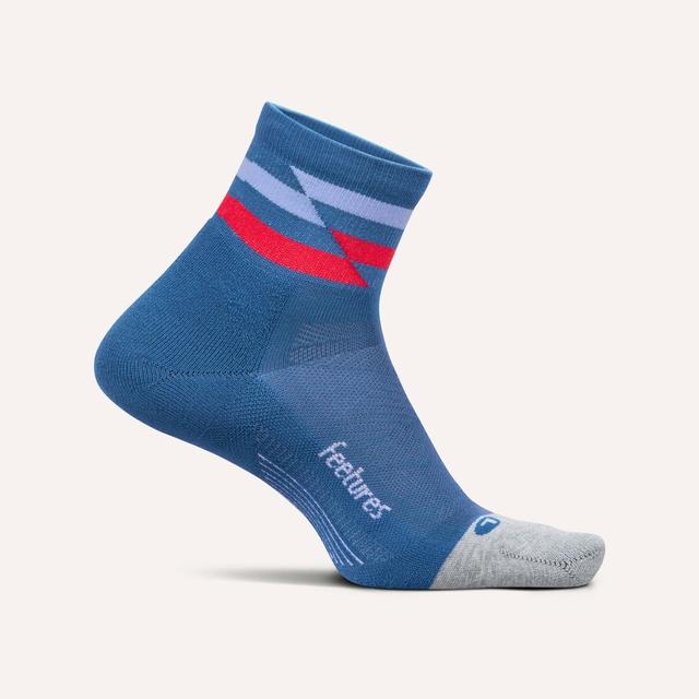 Feetures Elite Light Cushion Quarter Blue Track