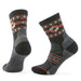 Smartwool Hike Retro Floral Mid Crew Socks Charcoal
