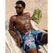 Saxx Oh Buoy 2n1 Swim Shorts Hibiscus Jungle-Indigo