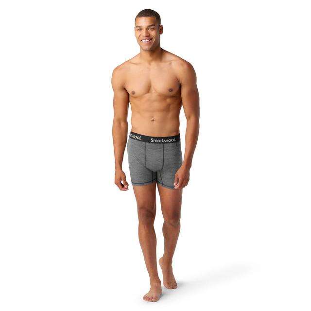 Smartwool Active Boxer Brief Medium Gray Heather